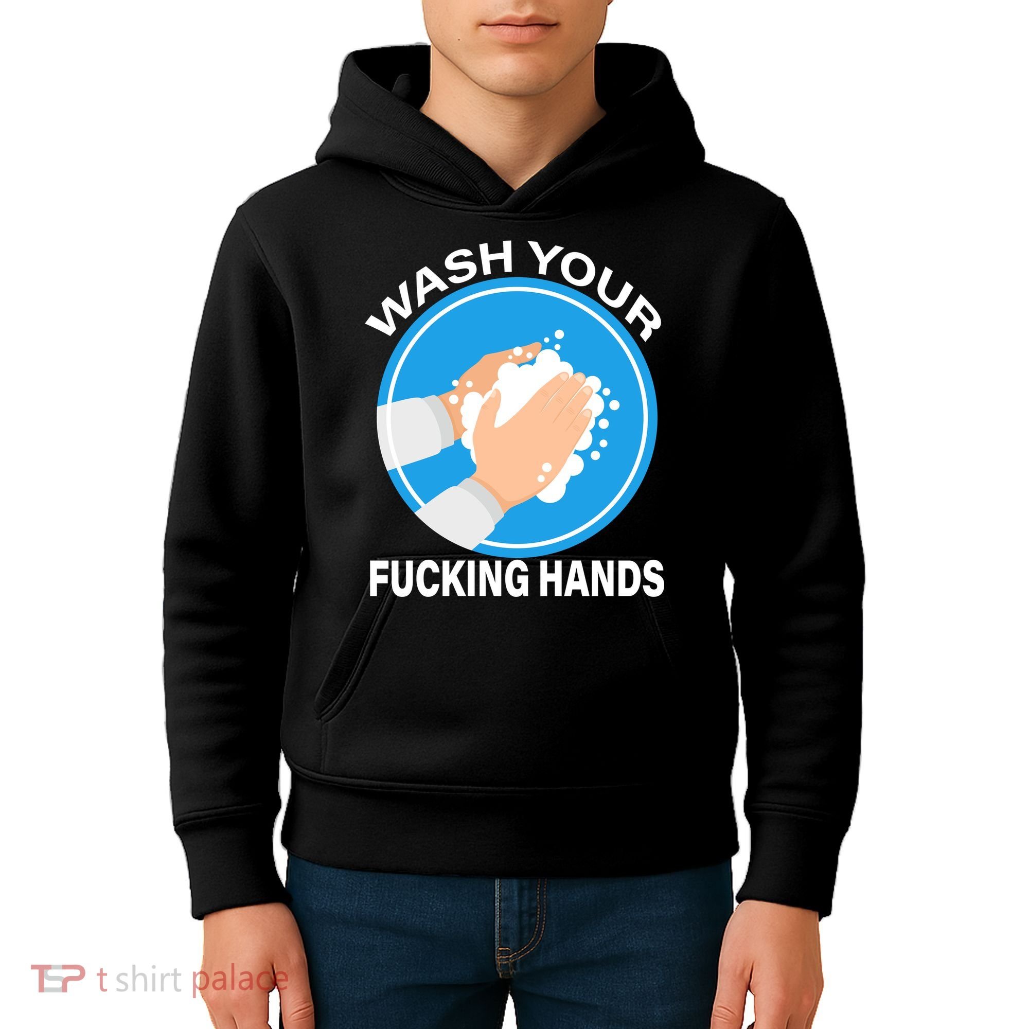 Wash Your Fucking Hands Kids Hoodie