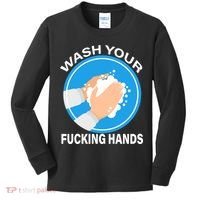 Wash Your Fucking Hands Kids Long Sleeve Shirt thumb 0