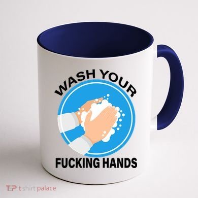 Wash Your Fucking Hands Coffee Mug back