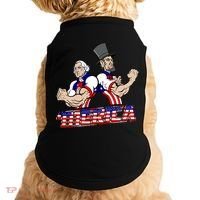Washington And Lincoln 'Merica Doggie Tank thumb 0