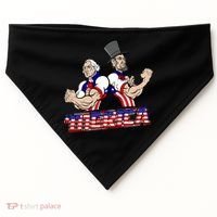 Washington And Lincoln 'Merica USA-Made Doggie Bandana thumb 0