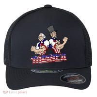 Washington And Lincoln 'Merica Flexfit Unipanel Trucker Cap thumb 0
