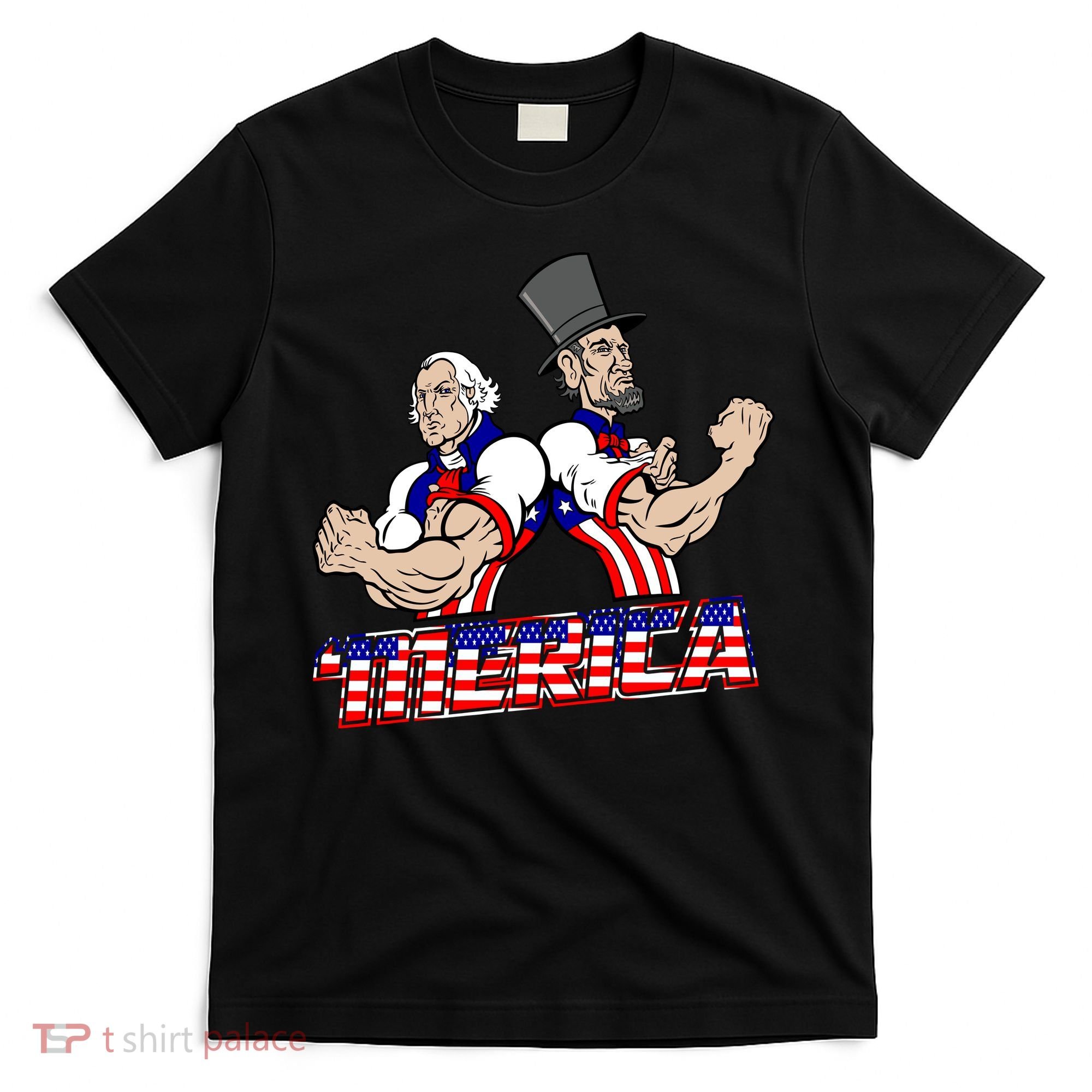 Washington And Lincoln 'Merica T-Shirt