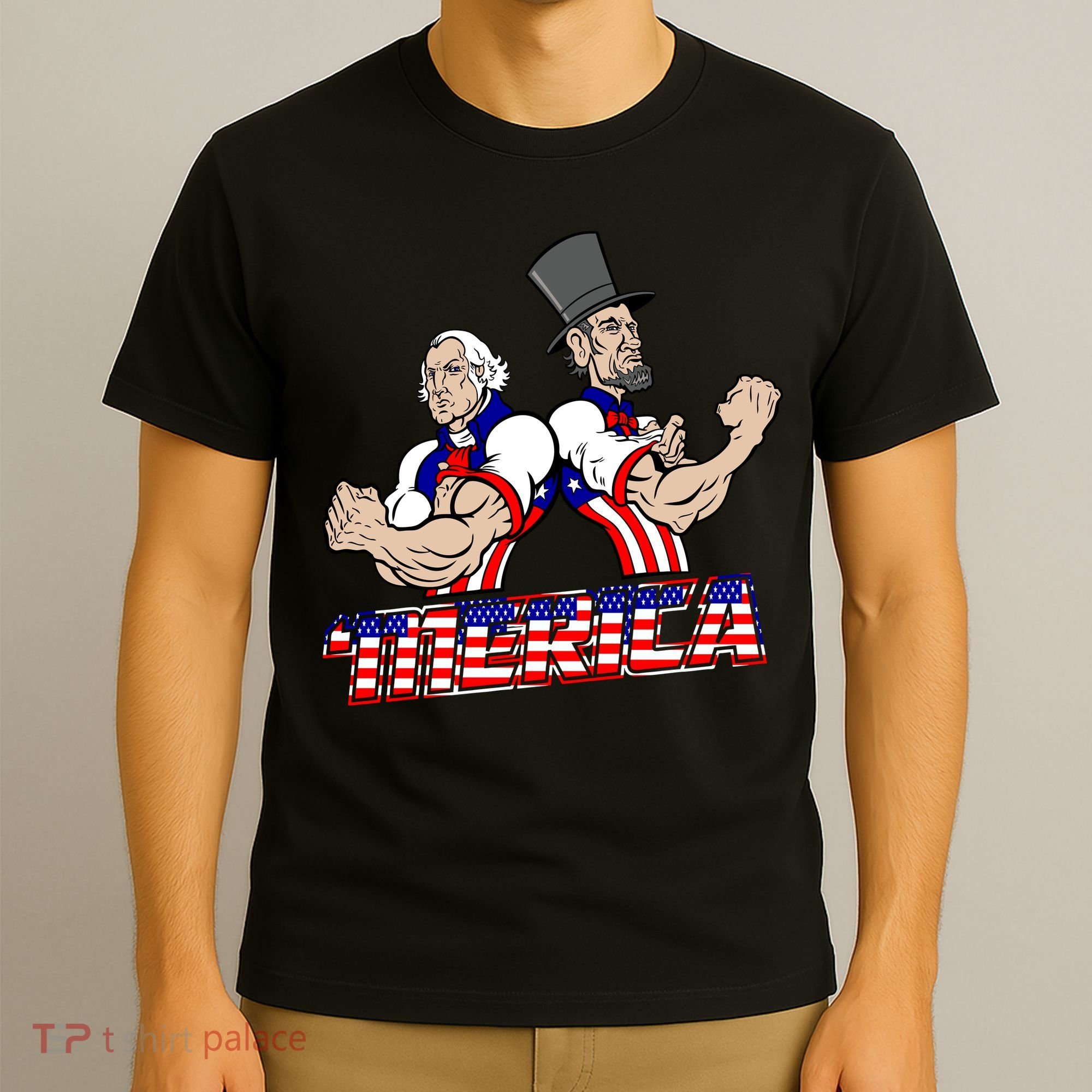 Washington And Lincoln 'Merica T-Shirt