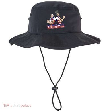 Washington And Lincoln 'Merica Bucket Hat