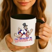 Washington And Lincoln 'Merica Coffee Mug thumb 3
