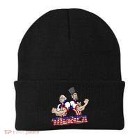 Washington And Lincoln 'Merica Beanie thumb 0