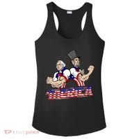 Washington And Lincoln 'Merica Ladies PosiCharge Competitor Racerback Tank thumb 0