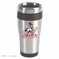 Washington And Lincoln 'Merica 16oz Travel Tumbler thumb 0
