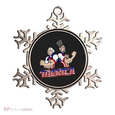 Washington And Lincoln 'Merica Ornament