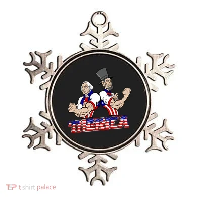 Washington And Lincoln 'Merica Ornament
