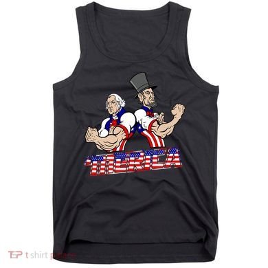 Washington And Lincoln 'Merica Tank Top