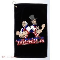 Washington And Lincoln 'Merica Golf Towel thumb 0