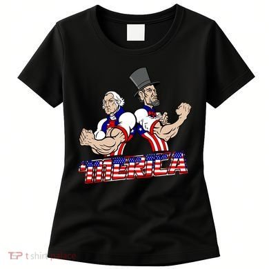 Washington And Lincoln 'Merica Women's T-Shirt