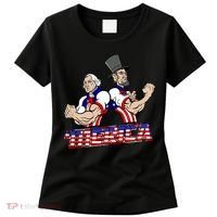 Washington And Lincoln 'Merica Women's T-Shirt thumb 0