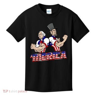 Washington And Lincoln 'Merica Kids T-Shirt