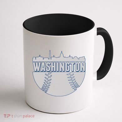 Washington Baseball Vintage Coffee Mug back