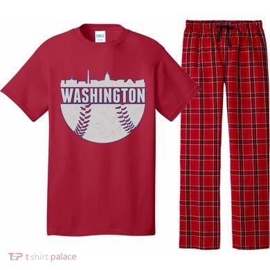 Washington Baseball Vintage Pajama Set