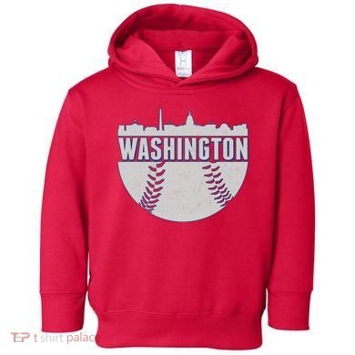 Washington Baseball Vintage Toddler Hoodie