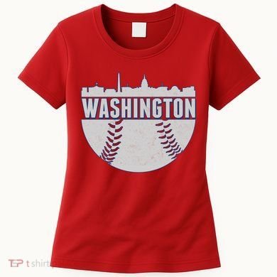 Washington Baseball Vintage Women's T-Shirt