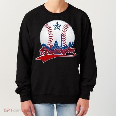 Washington Baseball Vintage Style Fan Women's Sweatshirt
