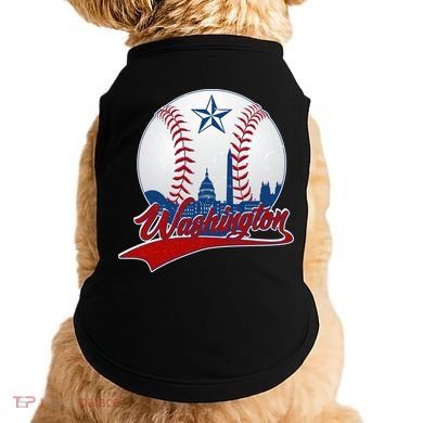 Washington Baseball Vintage Style Fan Doggie Tank
