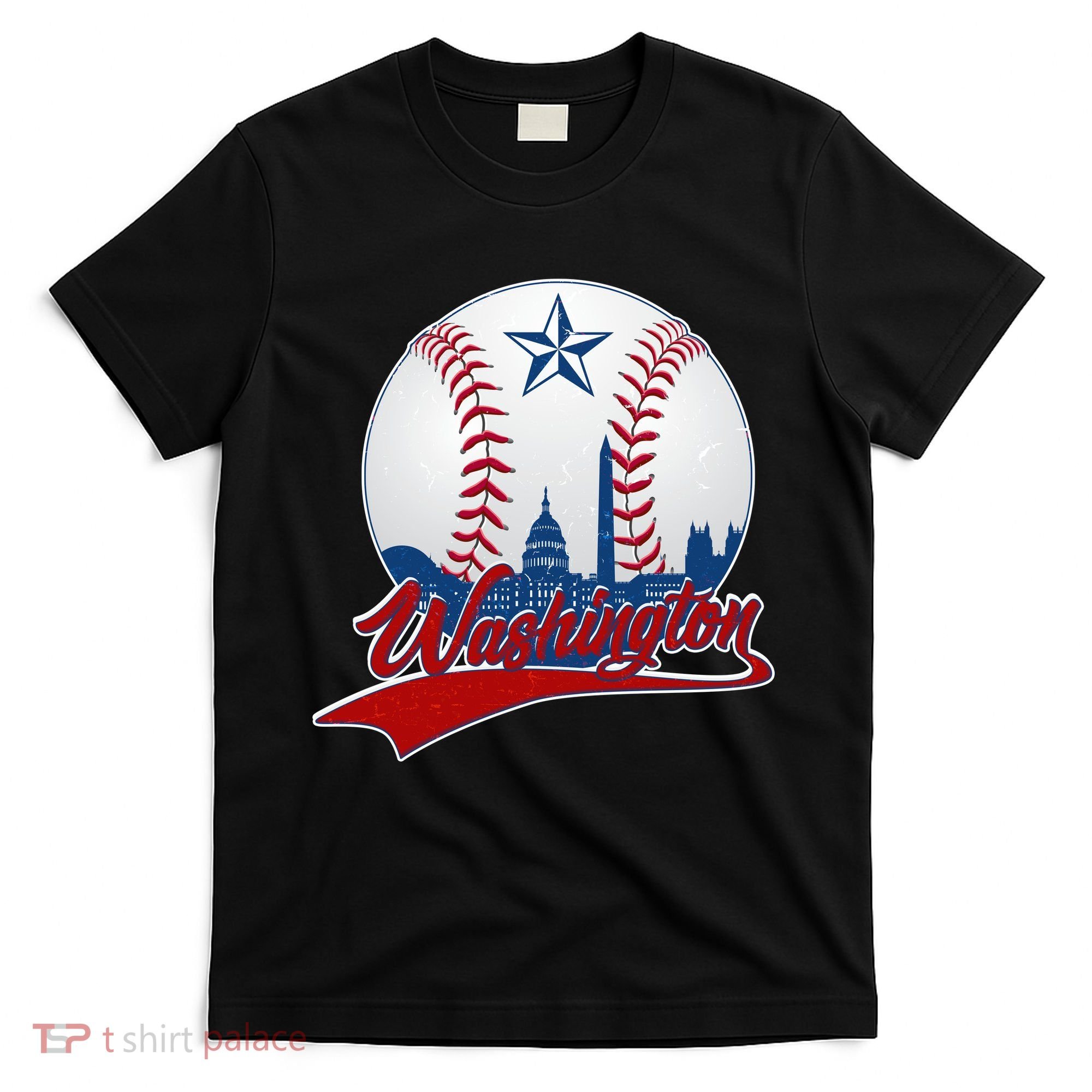 Washington Baseball Vintage Style Fan T-Shirt