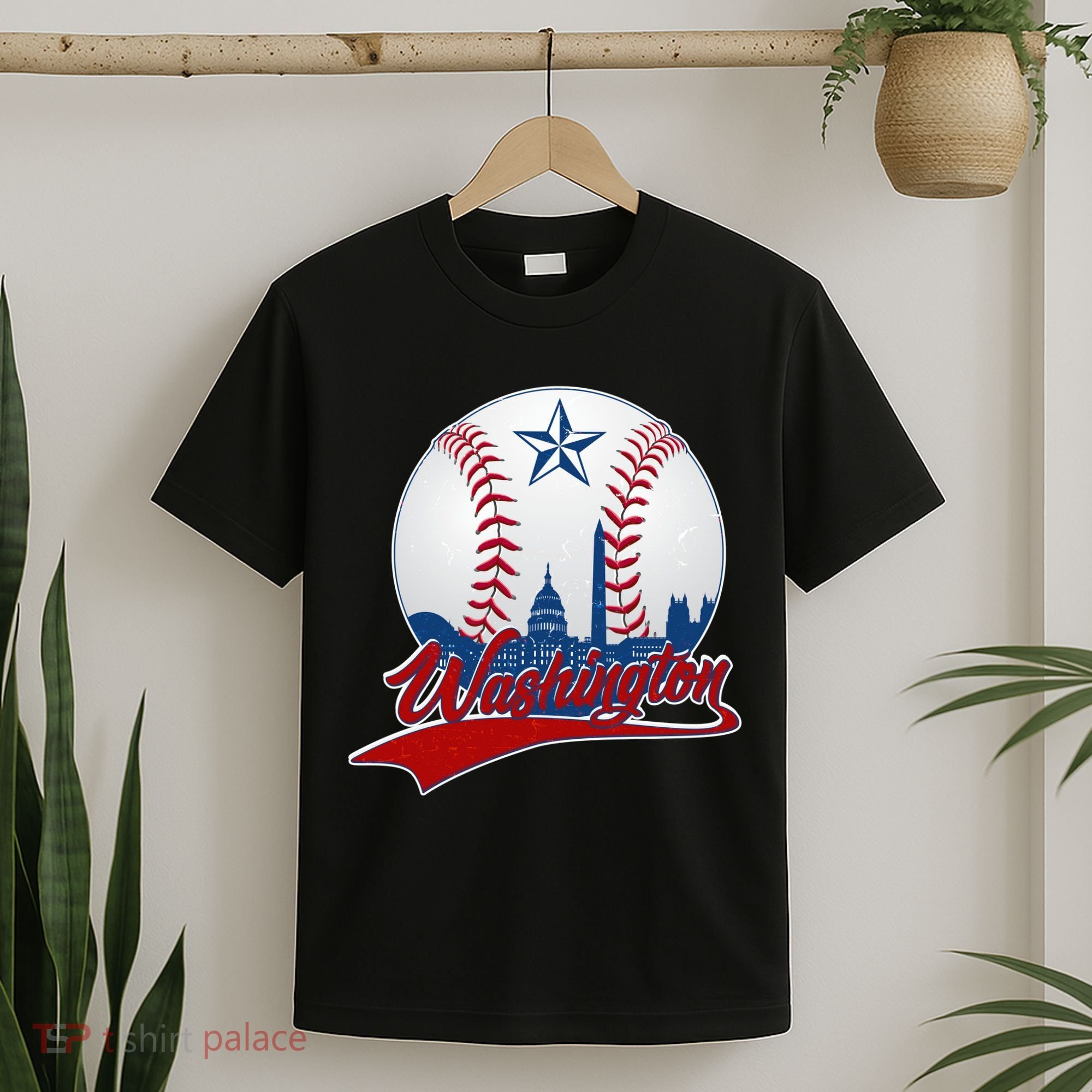 Washington Baseball Vintage Style Fan T-Shirt