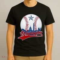 Washington Baseball Vintage Style Fan T-Shirt thumb 3