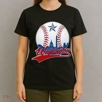 Washington Baseball Vintage Style Fan T-Shirt thumb 4