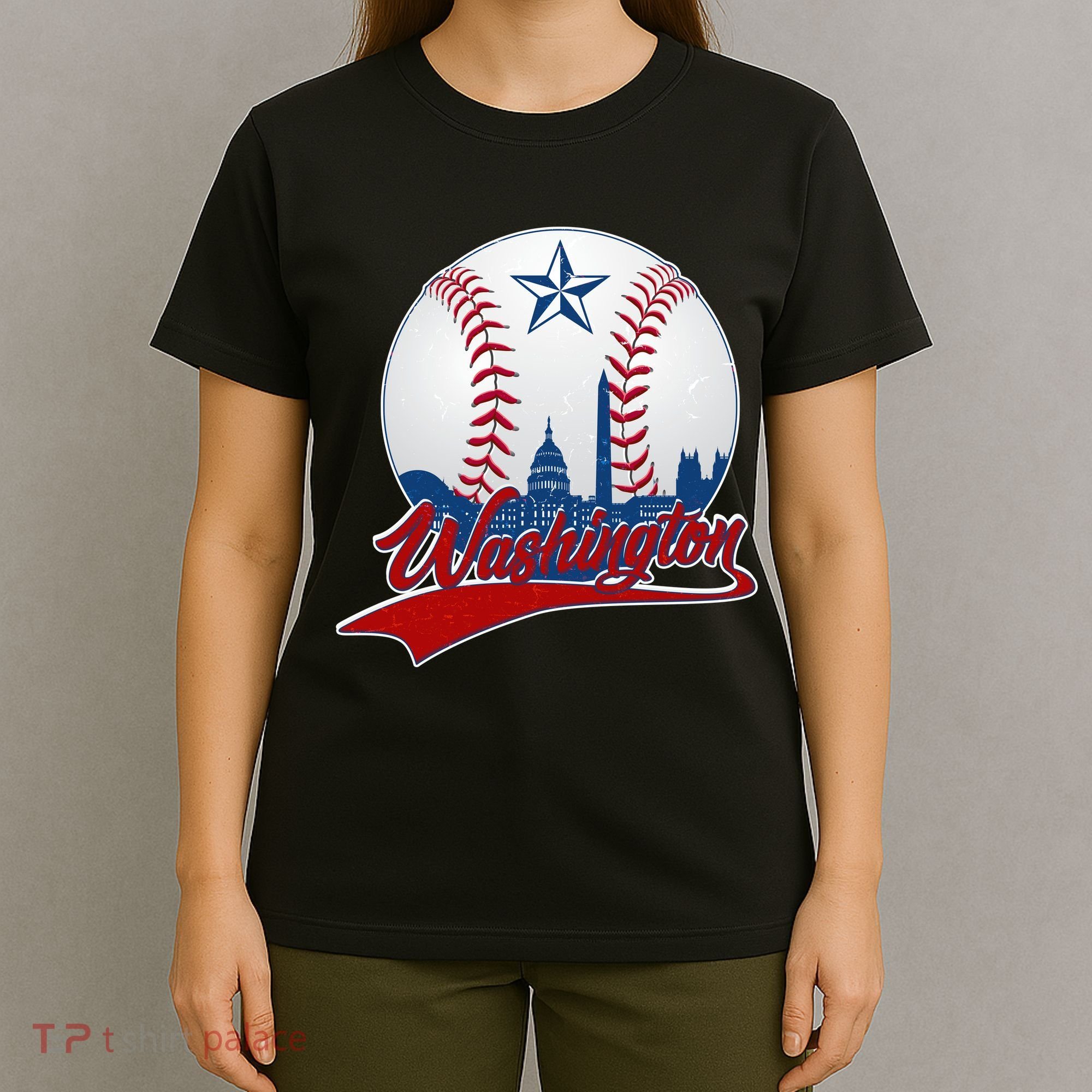 Washington Baseball Vintage Style Fan T-Shirt