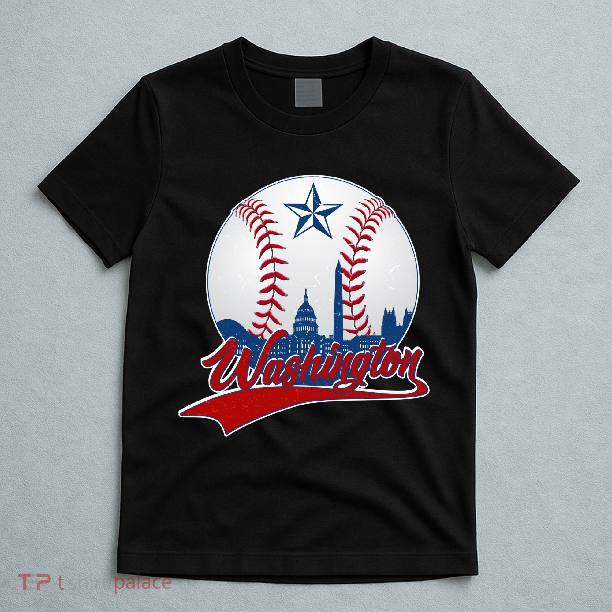 Washington Baseball Vintage Style Fan T-Shirt