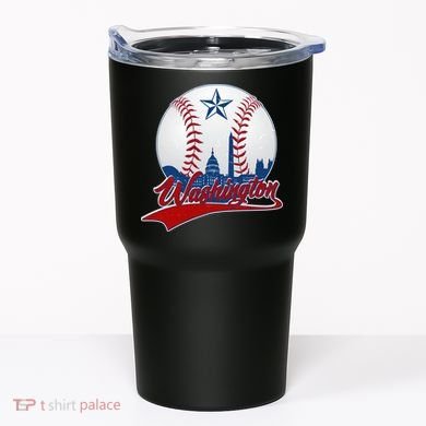 Washington Baseball Vintage Style Fan Tumbler