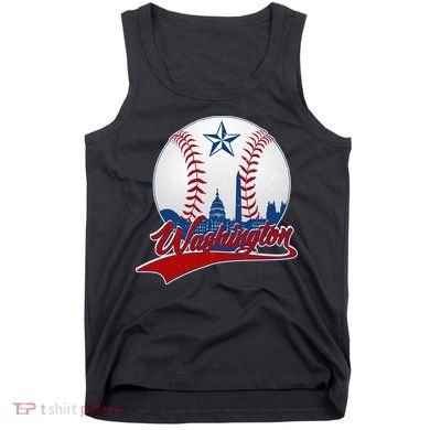 Washington Baseball Vintage Style Fan Tank Top