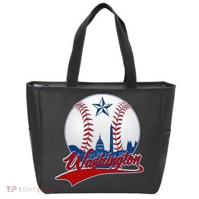 Washington Baseball Vintage Style Fan Tote Bag