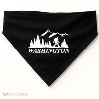 Washington Big Foot Mountain USA-Made Doggie Bandana thumb 0