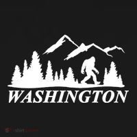 Washington Big Foot Mountain USA-Made Doggie Bandana thumb 2