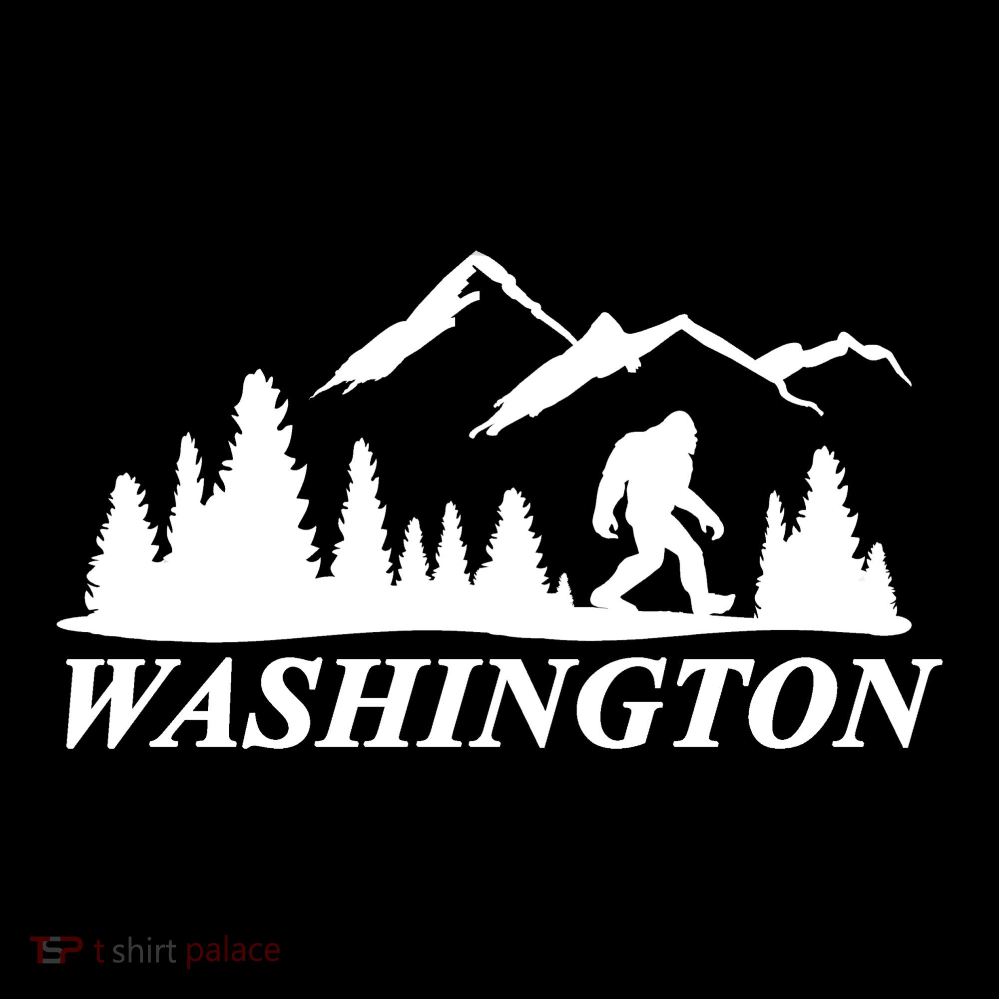 Washington Big Foot Mountain USA-Made Doggie Bandana
