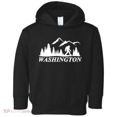 Washington Big Foot Mountain Toddler Hoodie