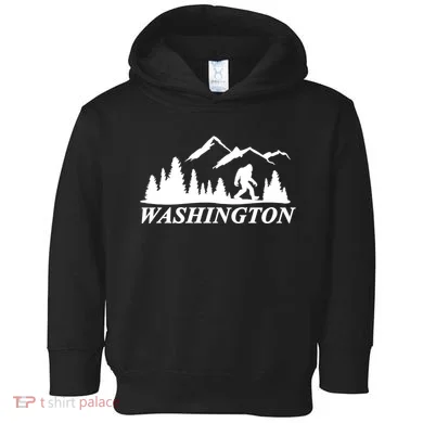 Washington Big Foot Mountain Toddler Hoodie