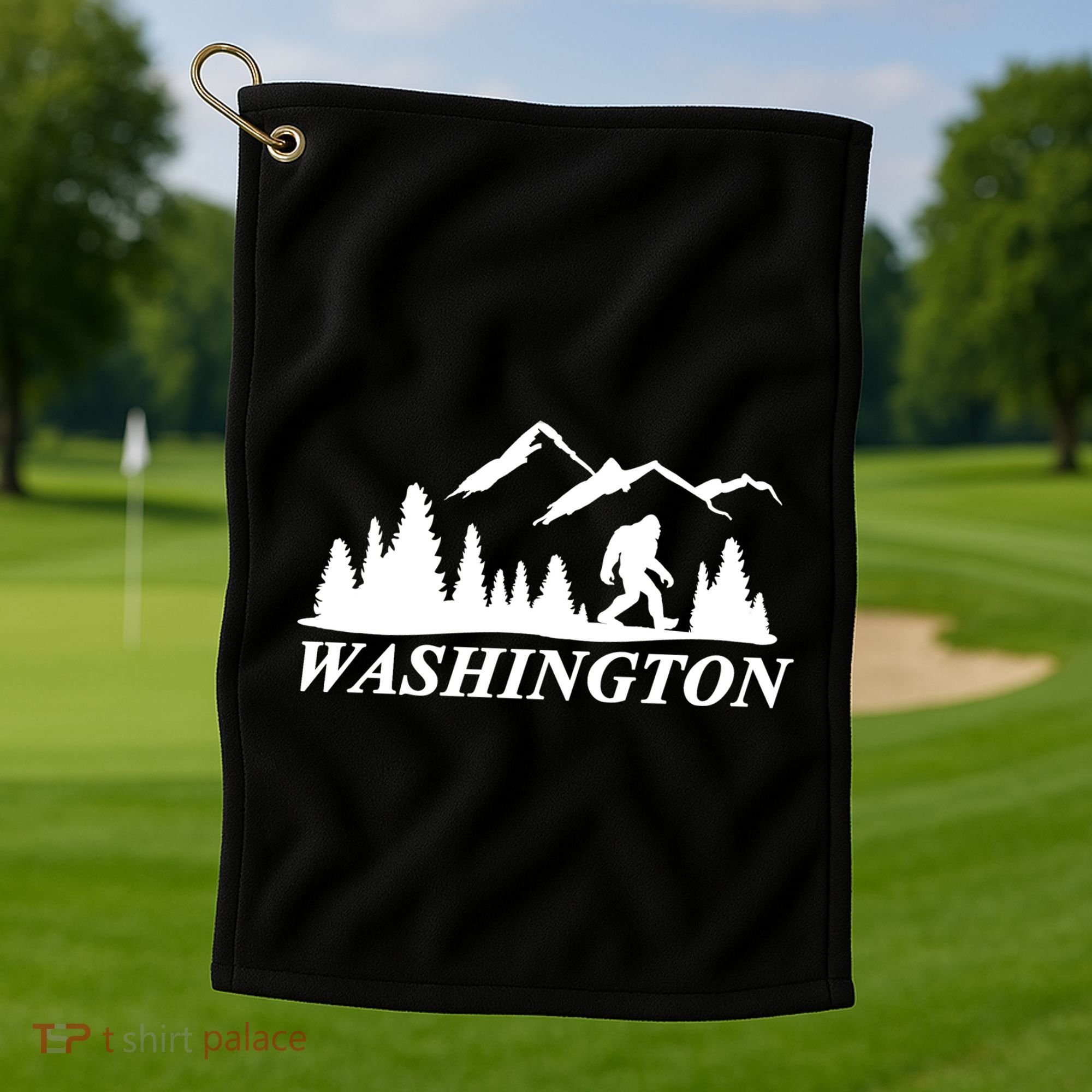 Washington Big Foot Mountain Golf Towel