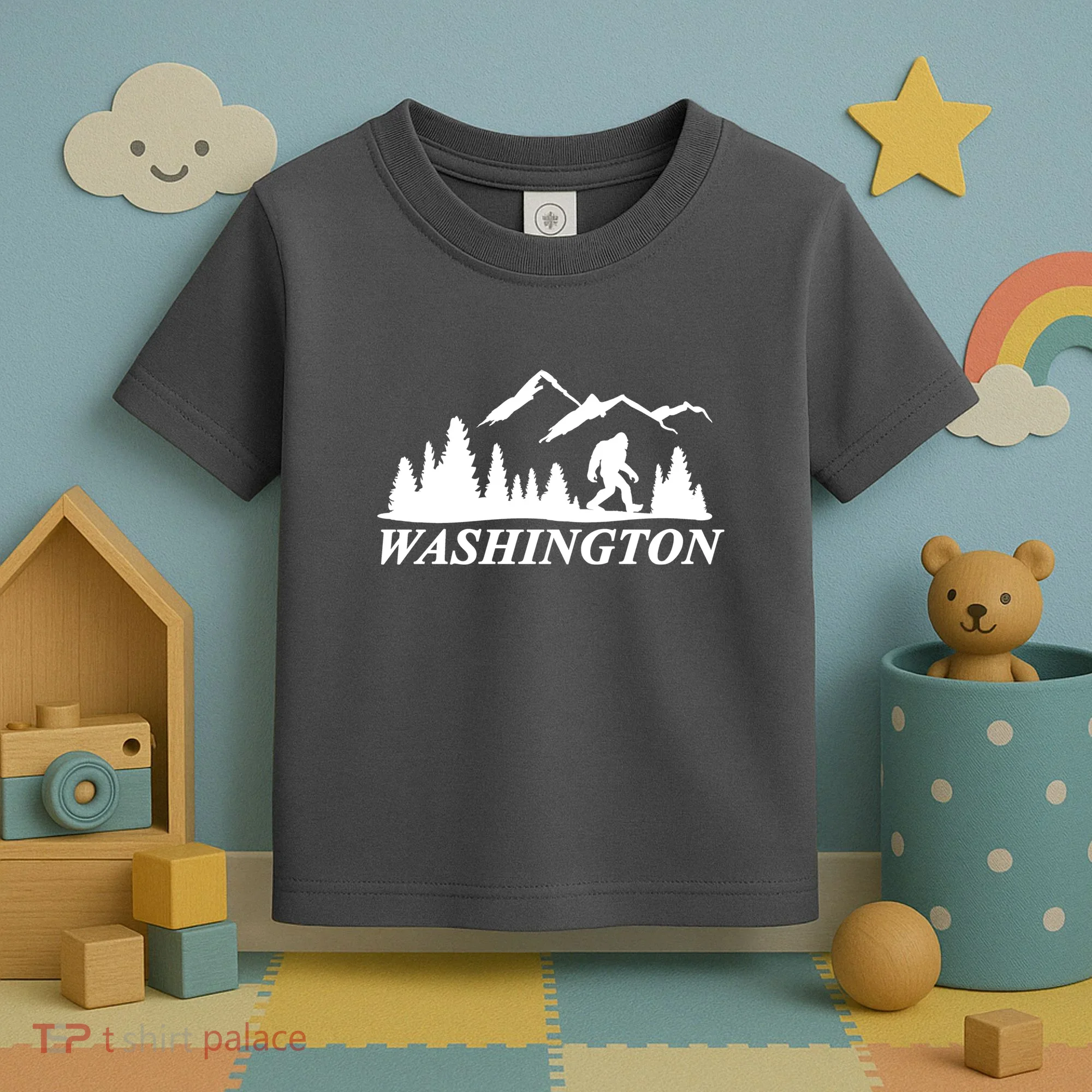 Washington Big Foot Mountain Toddler T-Shirt