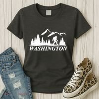 Washington Big Foot Mountain Women's T-Shirt thumb 3