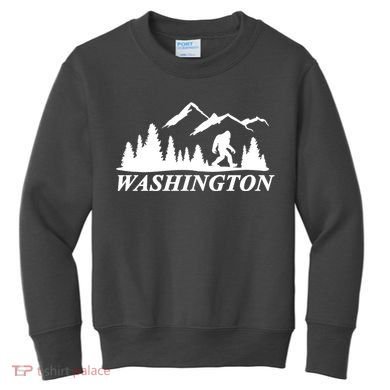 Washington Big Foot Mountain Kids Sweatshirt