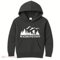 Washington Big Foot Mountain Kids Hoodie thumb 0