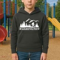 Washington Big Foot Mountain Kids Hoodie thumb 2