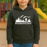 Washington Big Foot Mountain Kids Hoodie thumb 3