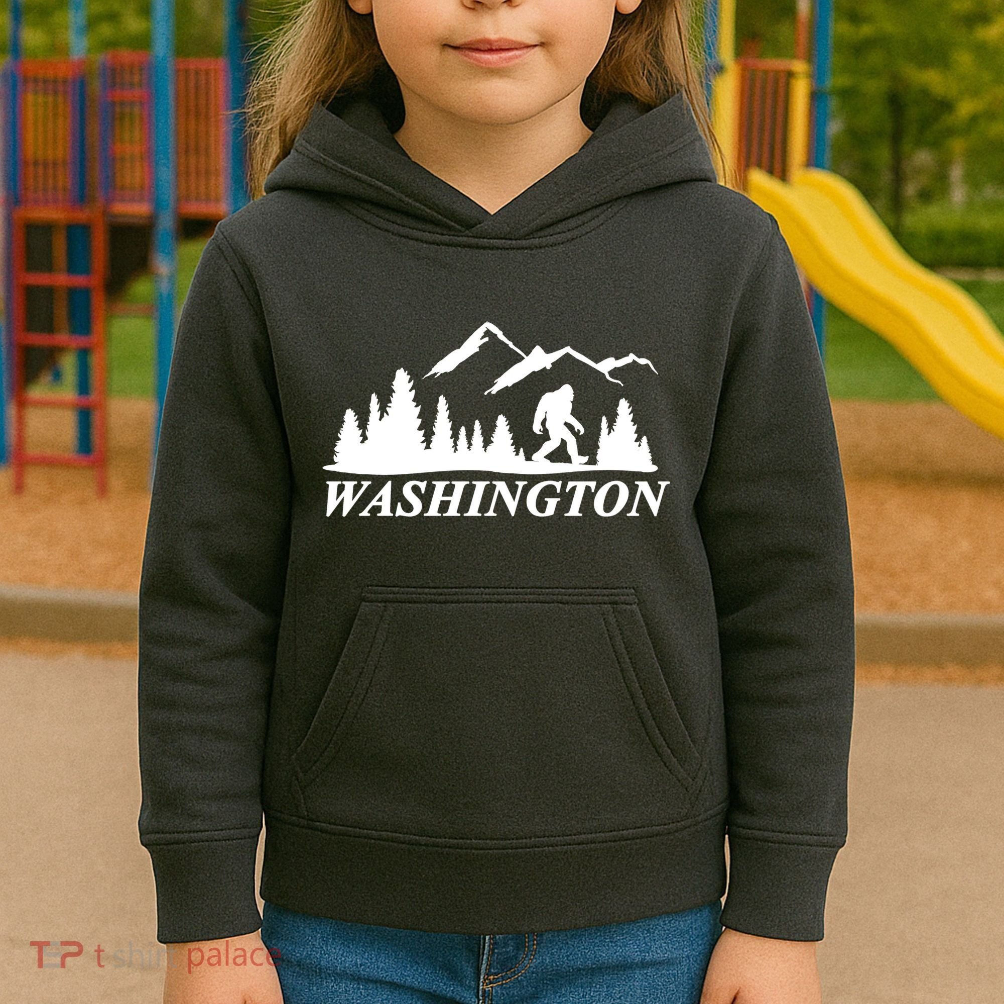 Washington Big Foot Mountain Kids Hoodie