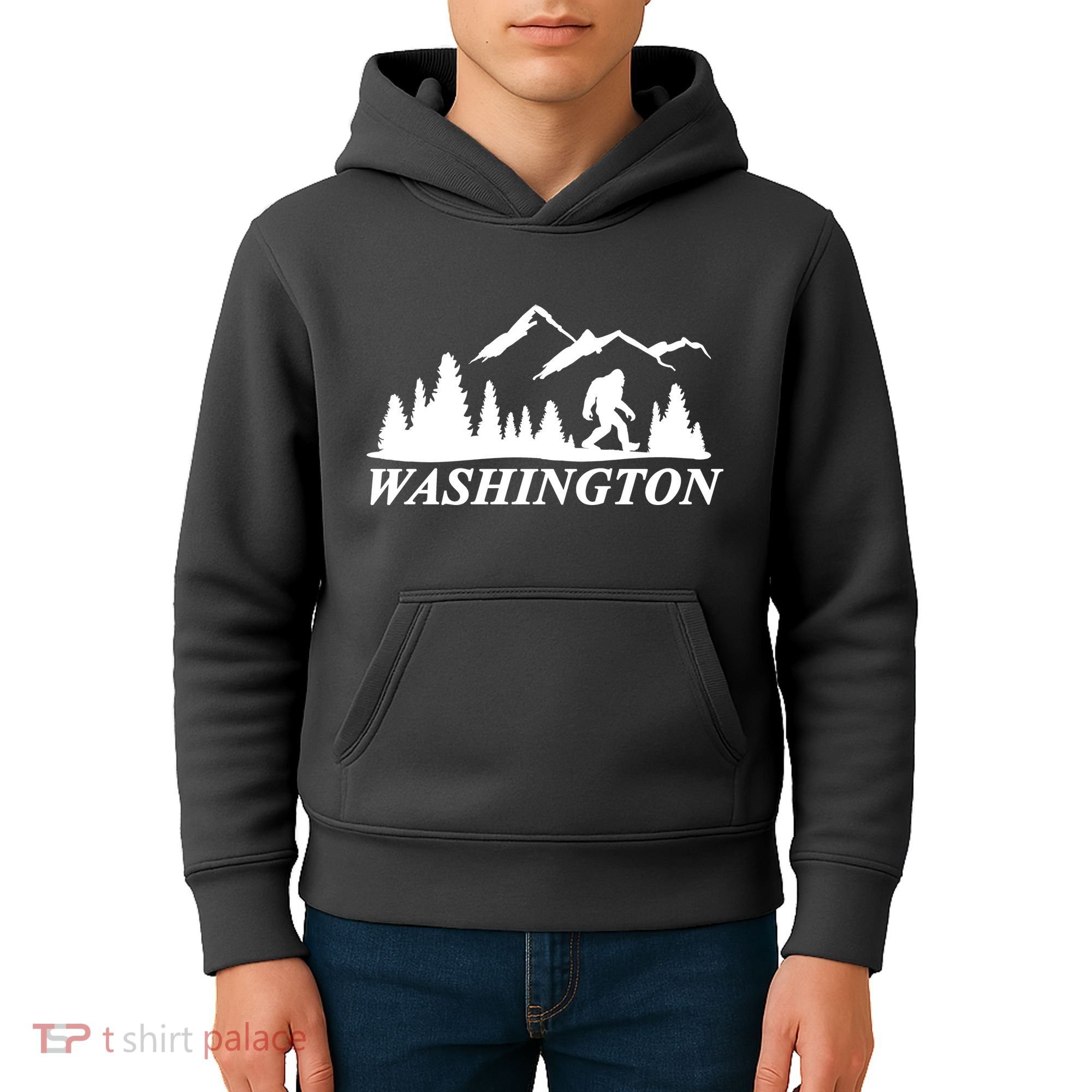 Washington Big Foot Mountain Kids Hoodie
