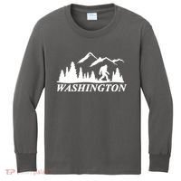 Washington Big Foot Mountain Kids Long Sleeve Shirt thumb 0